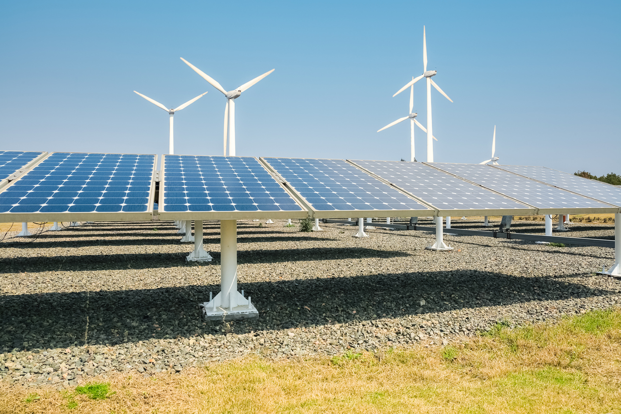 Wind-Powered Alternative Energy with Solar Panels